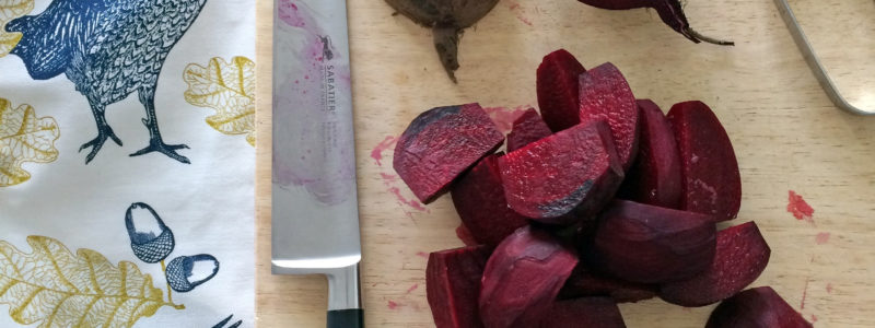 Beetroot chopping