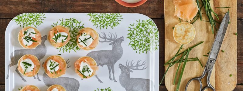 Quick Christmas Canapé Recipes with Thornback & Peel
