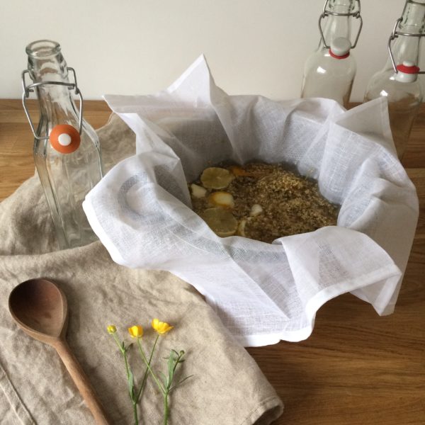 Straining the cordial
