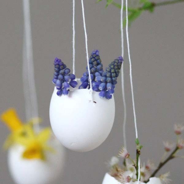 Thornback & Peel Easter Hanging egg-shell vases